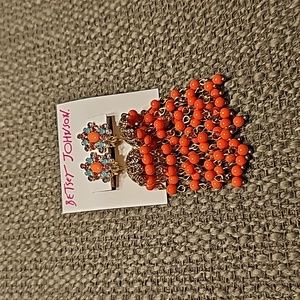 BETSY JOHNSON clamp earrings